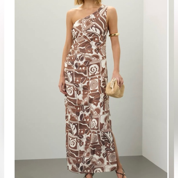 Mara Hoffman Enya Dress one shoulder maxi Size 4 - Picture 1 of 9